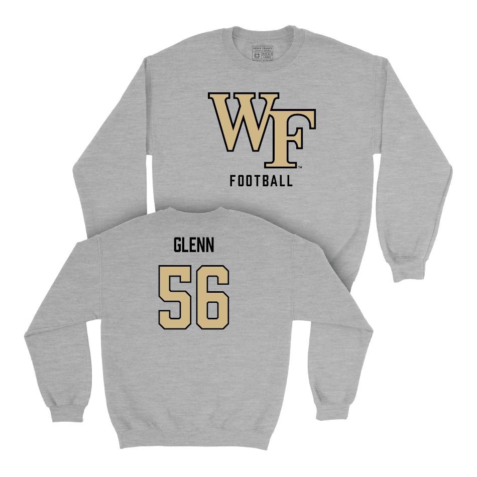 Wake Forest Football Sport Grey Classic Crew - Ameir Glenn Small