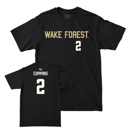 Wake Forest Men's Soccer Black Sideline Tee - Bo Cummins Small