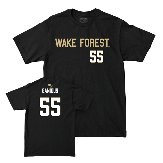 Wake Forest Football Black Sideline Tee - Bryce Ganious Small