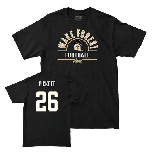 Wake Forest Football Black Arch Tee - Drew Pickett Small