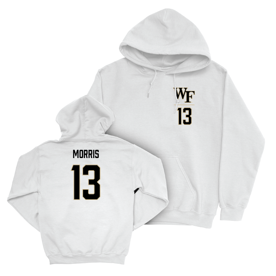 Wake Forest Women's Soccer White Logo Hoodie - Emily Morris Small