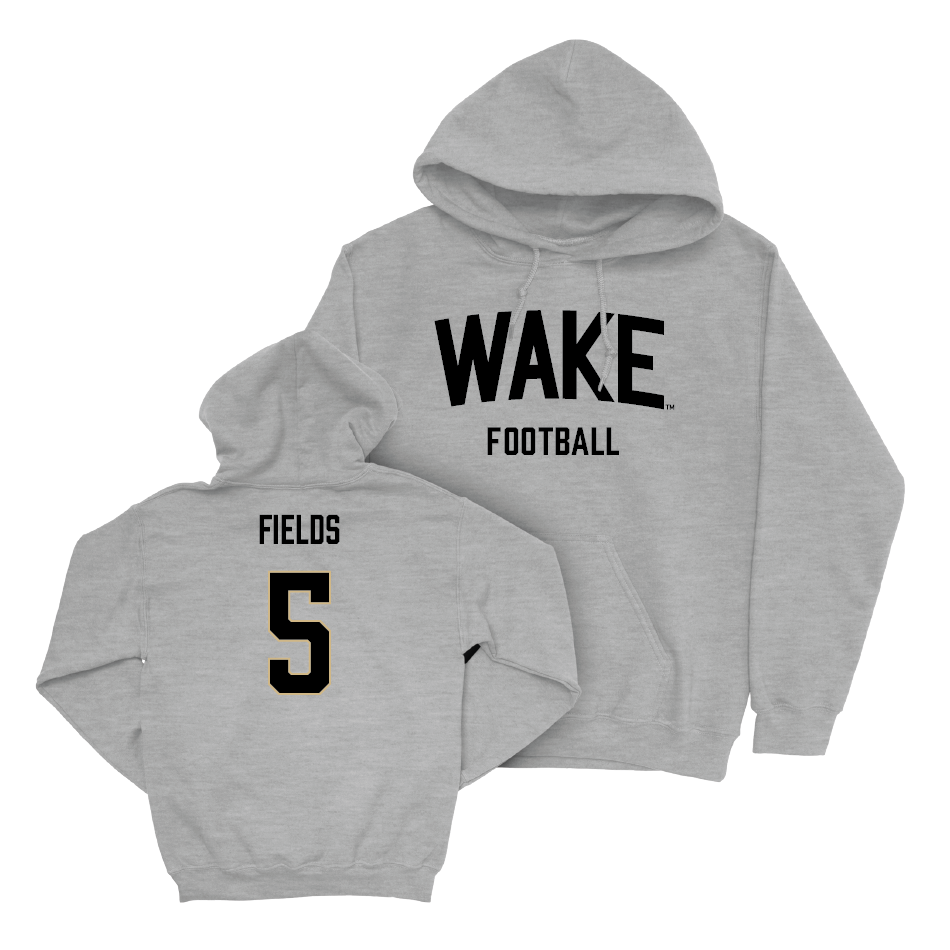 Wake Forest Football Sport Grey Wordmark Hoodie - Horatio Fields Small