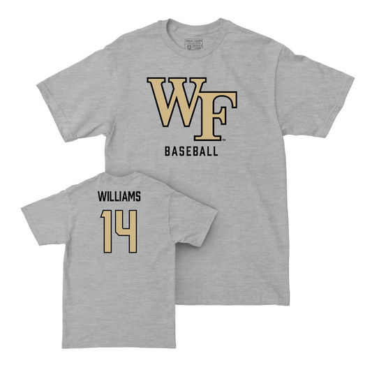 Wake Forest Baseball Sport Grey Classic Tee - Javar Williams Small