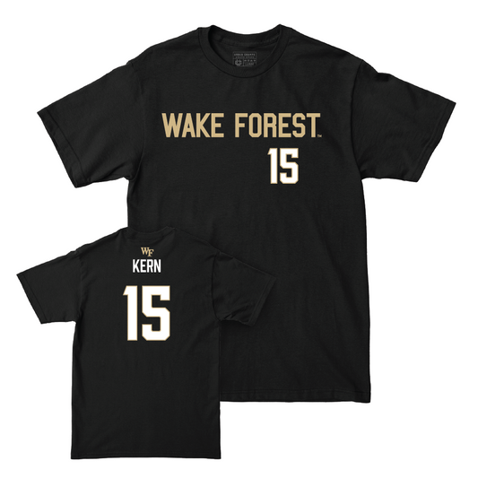 Wake Forest Football Black Sideline Tee - Michael Kern Small