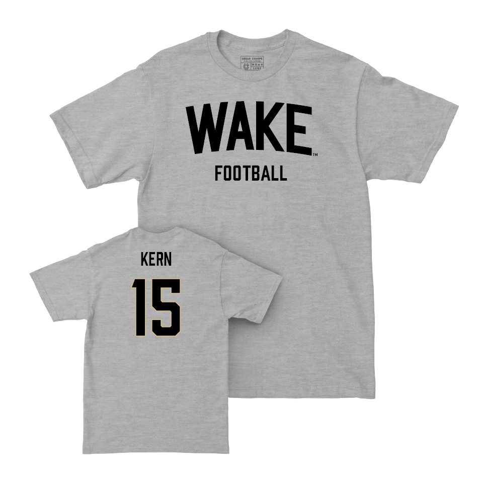 Wake Forest Football Sport Grey Wordmark Tee - Michael Kern Small