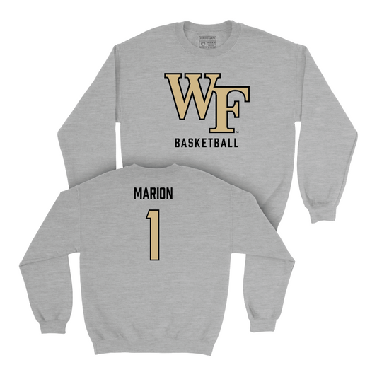 Wake Forest Men's Basketball Sport Grey Classic Crew - Marqus Marion Small