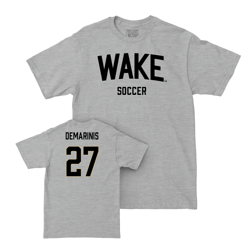 Wake Forest Women's Soccer Sport Grey Wordmark Tee - Nadia DeMarinis Small