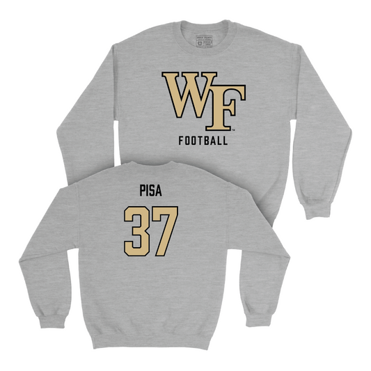 Wake Forest Football Sport Grey Classic Crew - Owen Pisa Small