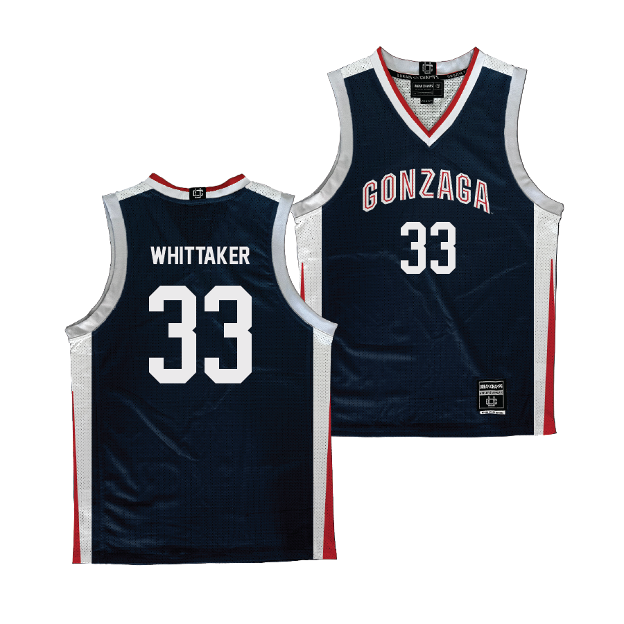 Gonzaga Women's Basketball Navy Jersey  - Lauren Whittaker