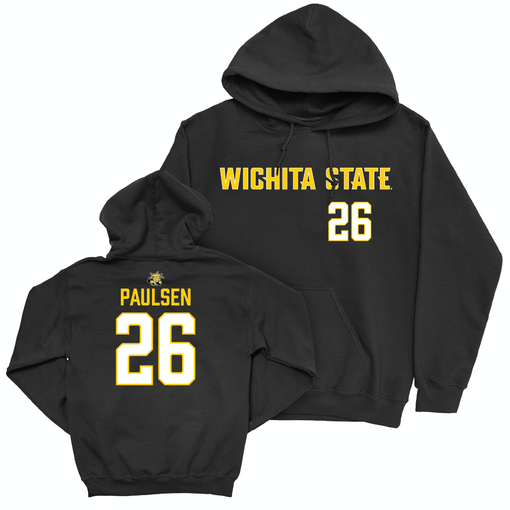 Wichita State Women's Volleyball Black Sideline Hoodie - Allie Paulsen Small