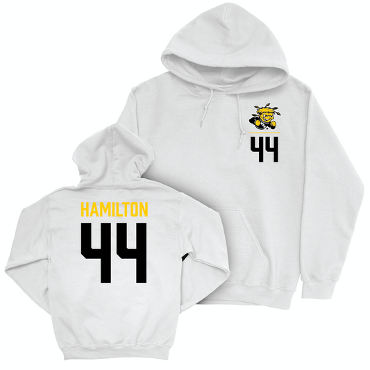 Wichita State Baseball White Logo Hoodie - Brady Hamilton Small