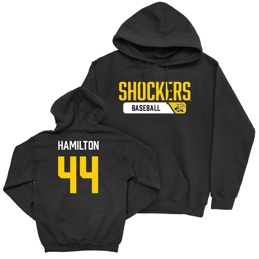 Wichita State Baseball Black Staple Hoodie - Brady Hamilton Small