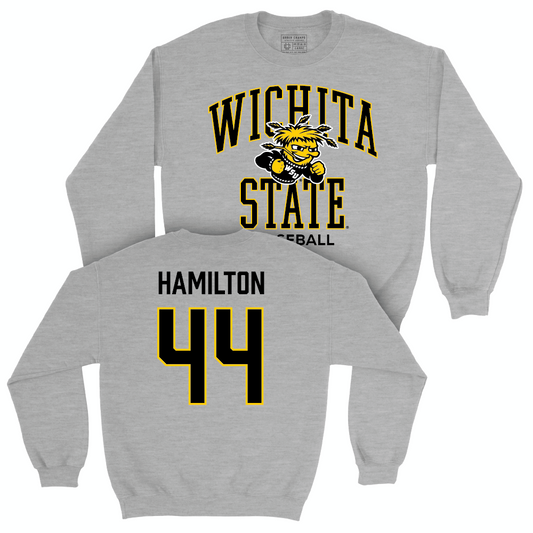 Wichita State Baseball Sport Grey Classic Crew - Brady Hamilton Small