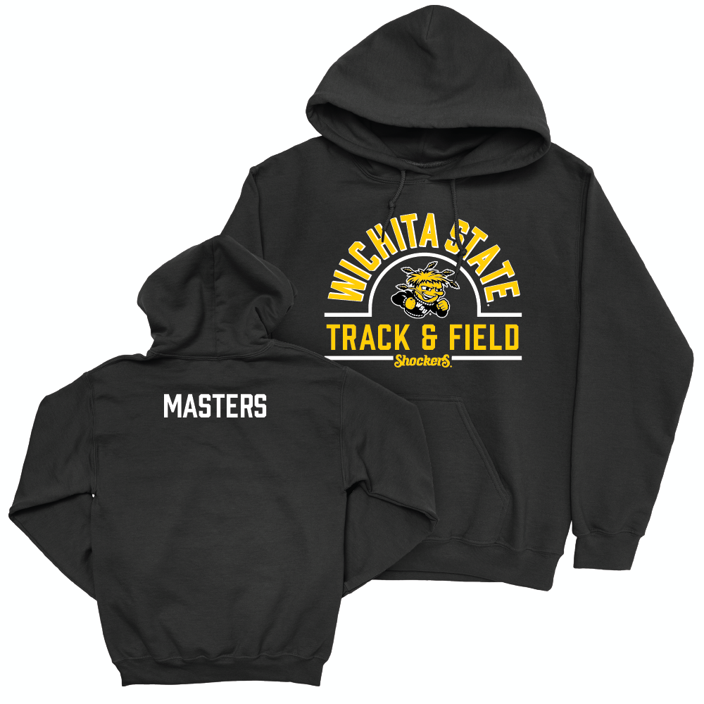 Wichita State Women's Track & Field Black Arch Hoodie - Destiny Masters Small