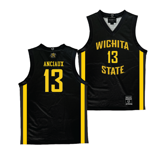 Wichita State Women's Basketball Black Jersey - Ella Anciaux | #13 Small