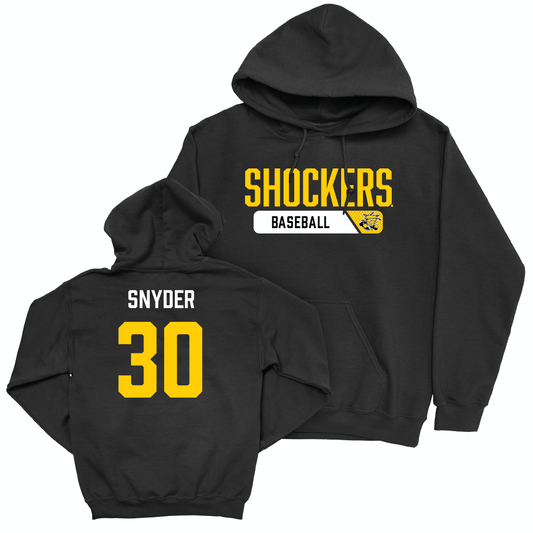 Wichita State Baseball Black Staple Hoodie - Gannon Snyder Small