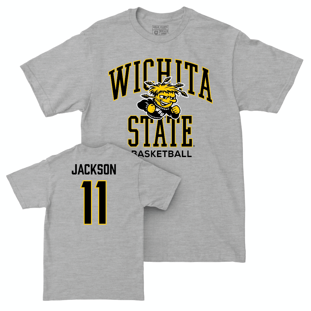 Wichita State Women's Basketball Sport Grey Classic Tee - Jordan Jackson Small