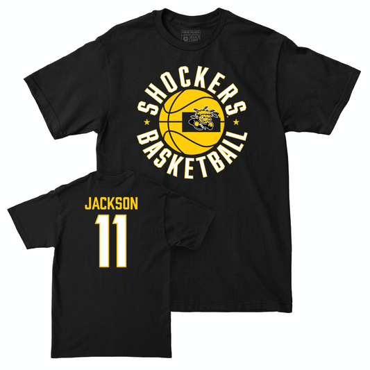 Wichita State Women's Basketball Black Hardwood Tee - Jordan Jackson Small