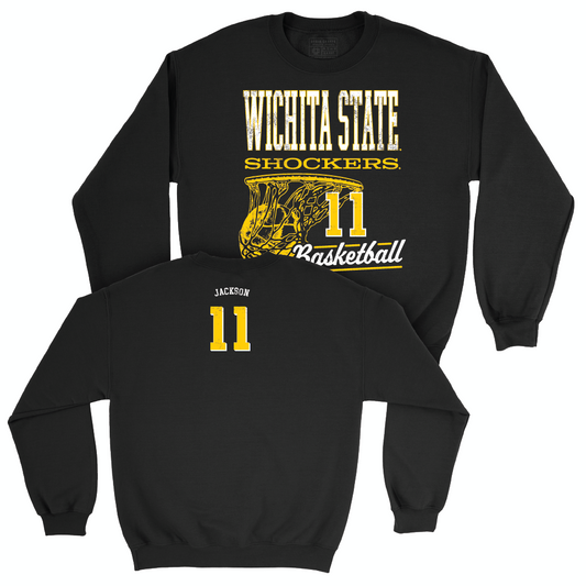 Wichita State Women's Basketball Black Hoops Crew - Jordan Jackson Small