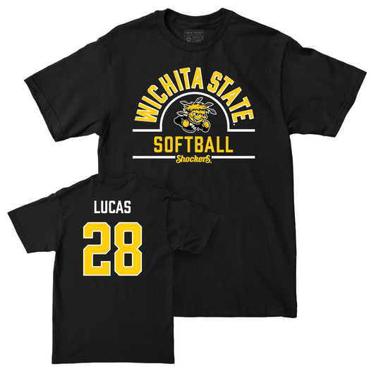 Wichita State Softball Black Arch Tee - Lauren Lucas Small