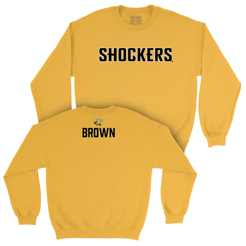 Wichita State Women's Track & Field Gold Shockers Crew - Sydney Brown Small