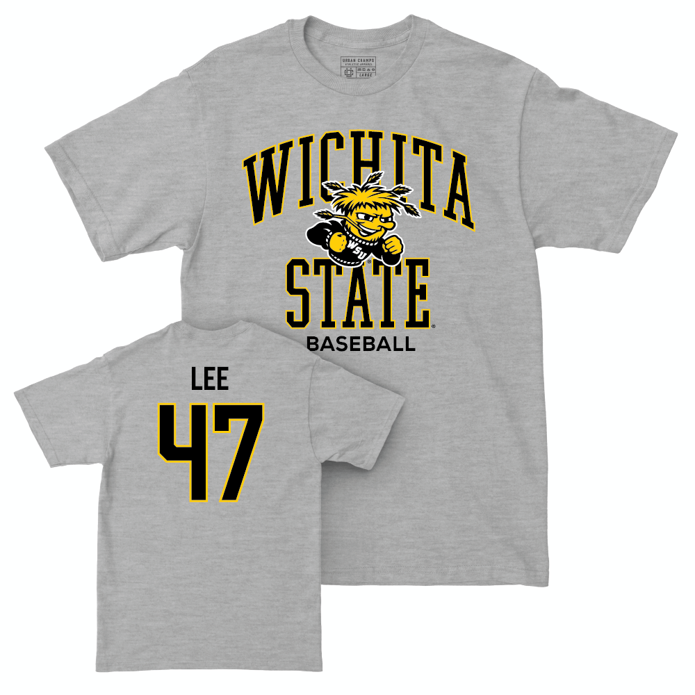 Wichita State Baseball Sport Grey Classic Tee - Trevor Lee Small