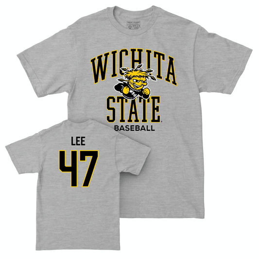 Wichita State Baseball Sport Grey Classic Tee - Trevor Lee Small