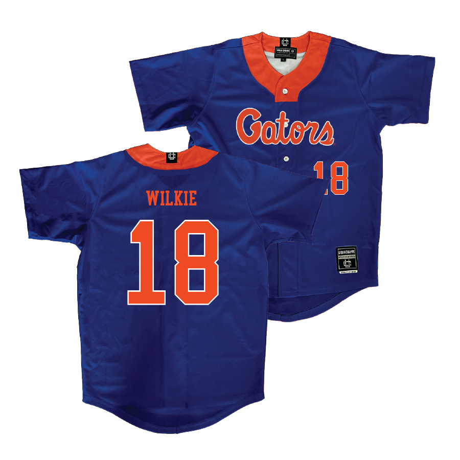 Florida Softball Royal Jersey - Emily Wilkie