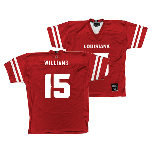 Louisiana Football Red Jersey - Robert Williams | #15