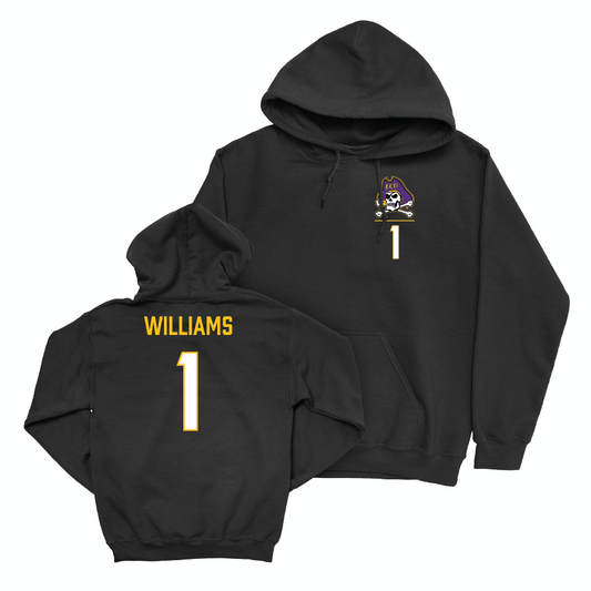 East Carolina Baseball Black Logo Hoodie  - Dixon Williams