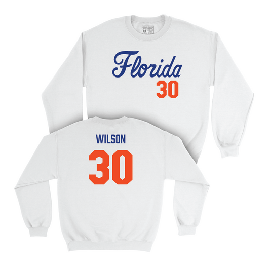 Florida Baseball White Script Crew  - Ashton Wilson