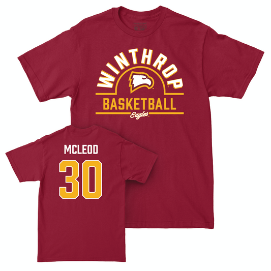 Winthrop Women's Basketball Maroon Arch Tee - Adelaide McLeod Small