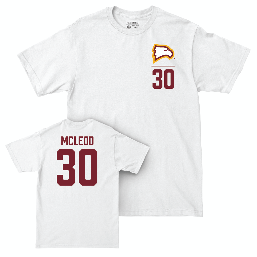 Winthrop Women's Basketball White Logo Comfort Colors Tee - Adelaide McLeod Small