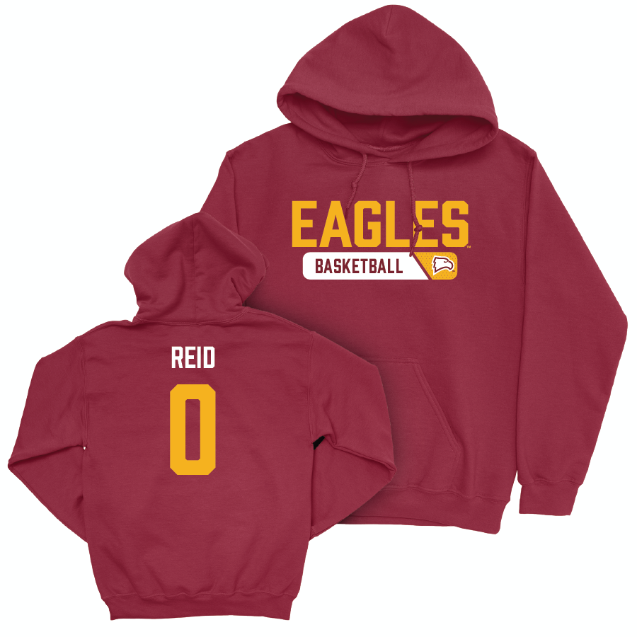 Winthrop Women's Basketball Maroon Staple Hoodie - Ar'Mani Reid Small