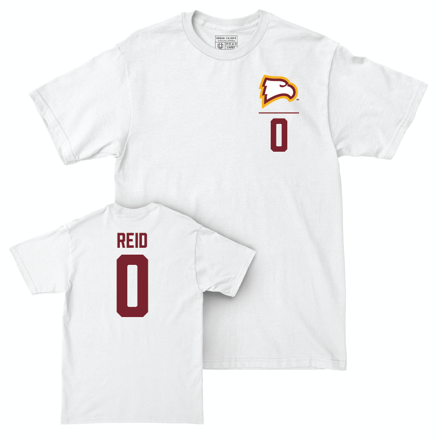 Winthrop Women's Basketball White Logo Comfort Colors Tee - Ar'Mani Reid Small