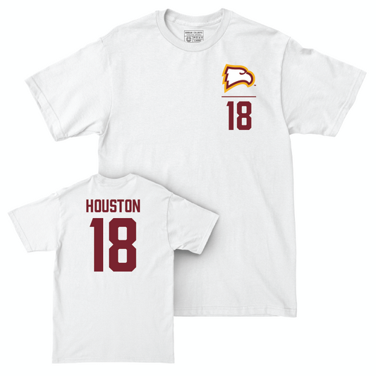 Winthrop Baseball White Logo Comfort Colors Tee - Brady Houston Small