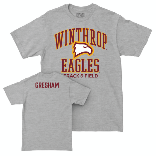 Winthrop Men's Track & Field Sport Grey Classic Tee - Ian Gresham Small