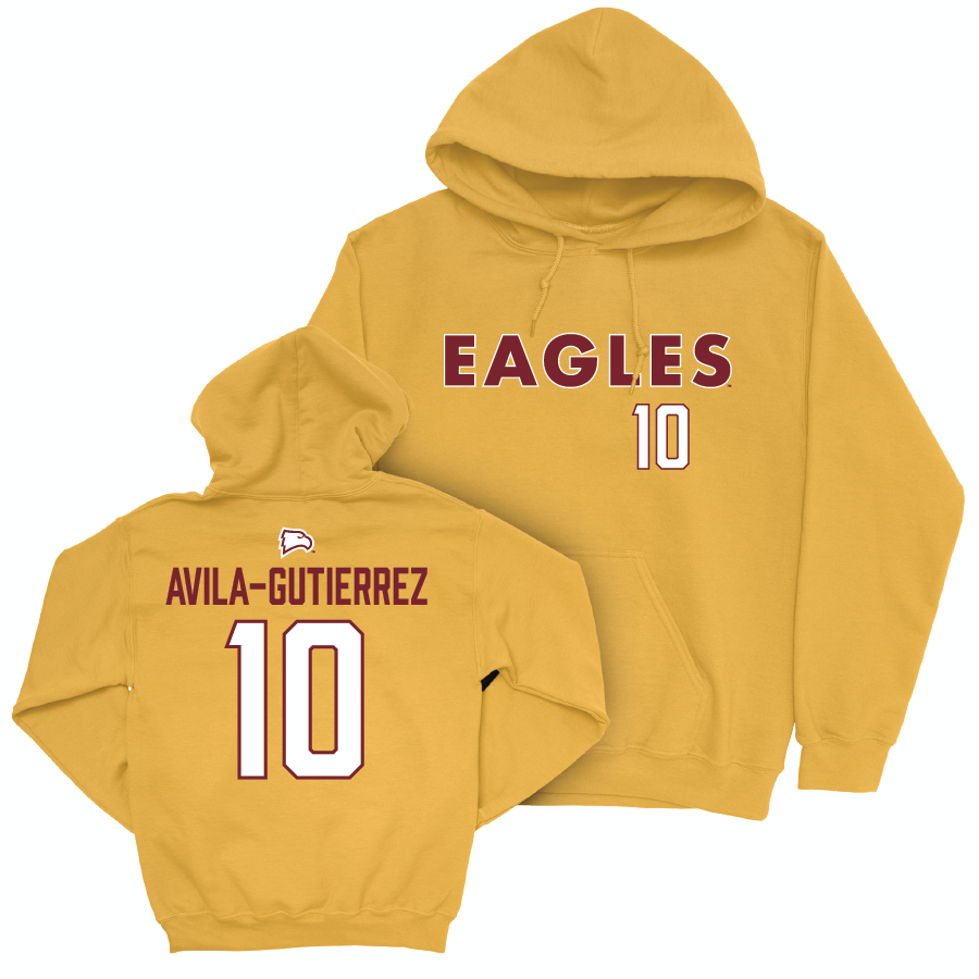 Winthrop Women's Soccer Gold Eagles Hoodie - Monserrat Avila-Gutierrez Small