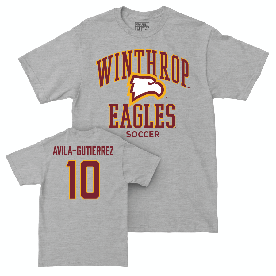 Winthrop Women's Soccer Sport Grey Classic Tee - Monserrat Avila-Gutierrez Small