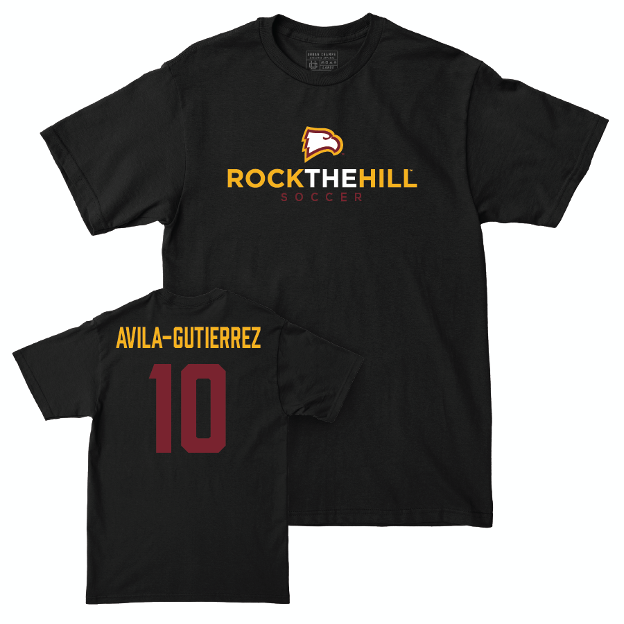 Winthrop Women's Soccer Black Club Tee - Monserrat Avila-Gutierrez Small