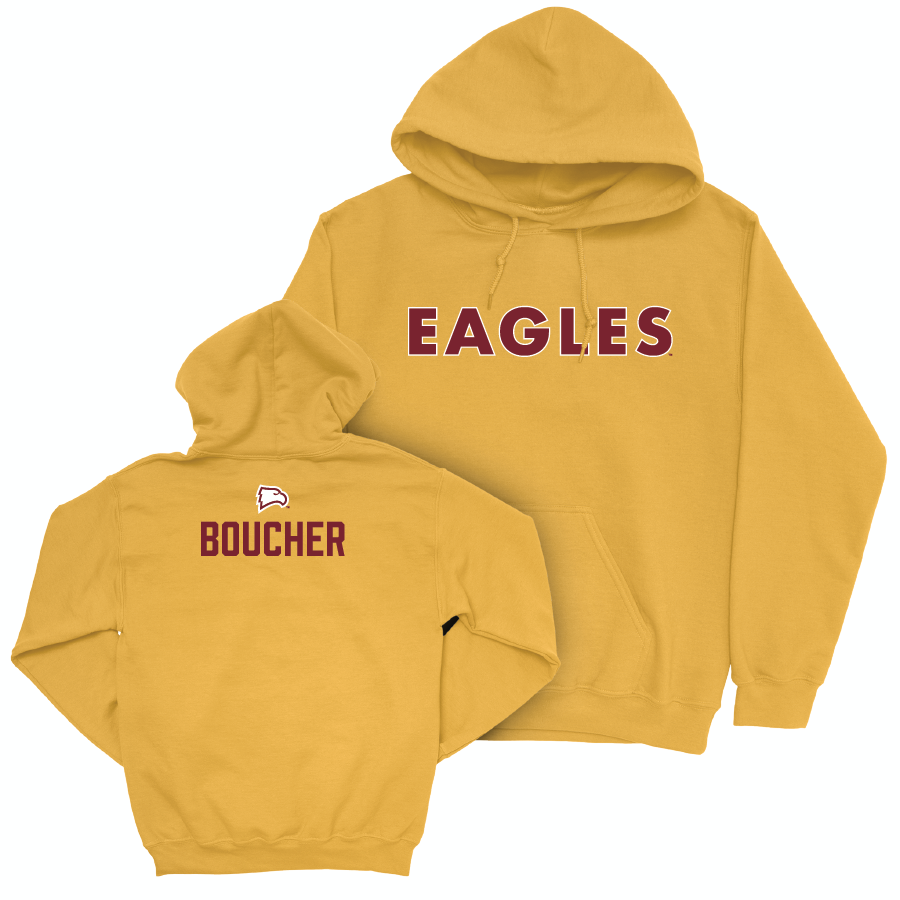 Winthrop Men's Track & Field Gold Eagles Hoodie - Michael Boucher Small