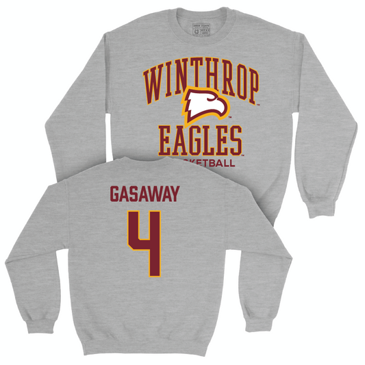 Winthrop Women's Basketball Sport Grey Classic Crew - Marissa Gasaway Small