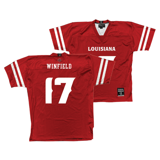 Louisiana Football Red Jersey - D'Wanye Winfield | #17