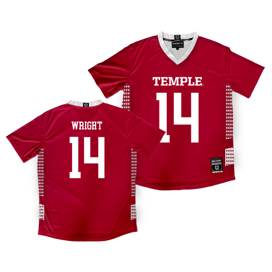 Temple Women's Cherry Lacrosse Jersey  - Amelia Wright