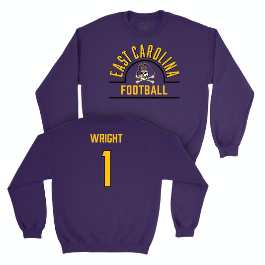 East Carolina Football Purple Arch Crew   - Winston Wright