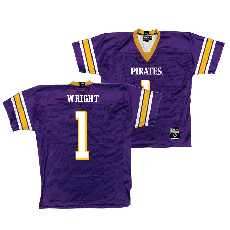 East Carolina Purple Football Jersey   - Winston Wright