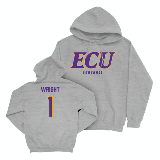 East Carolina Football Sport Grey ECU Hoodie   - Winston Wright