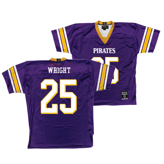 East Carolina Purple Football Jersey   - McCallum Wright