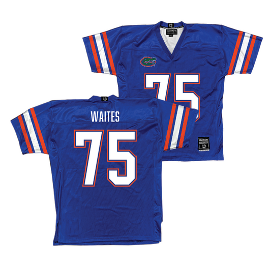 Florida Football Royal Jersey - Kamryn Waites #75