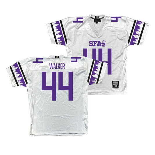 SFA Football White Jersey - Amareus Walker | #44